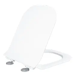 Сидіння-кришка для унітазу Mixxus Seat Cover Style-2002 426x339x30mm дюропласт з мікроліфтом MI7038, Білий - мініатюра 3