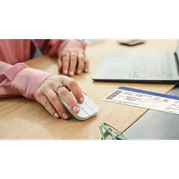 Миша Logitech Mobi Fold Off White (910-007630) [170093] - мініатюра 8