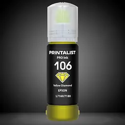 Чорнило PRINTALIST 105 для Epson L7160/7180 70г Yellow водорозчинне (PL106Y) - мініатюра 6