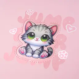 Щоденник шкільний Yes Cute kitten PU твердий А5 40 аркушів (911393) - мініатюра 3