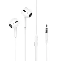 Стерео навушники Hoco M101 Max (3.5mm/1.2m) White - мініатюра 2