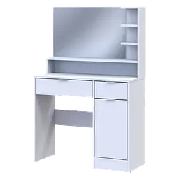 Туалетний столик Doros Естель Білий ДСП 90х38х135 (41516035) - мініатюра 3