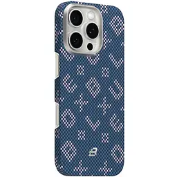 TPU+PC чохол Blueo Gilded Tactile Woven with Magnetic Fit для Apple iPhone 16 Pro (6.3") Blue