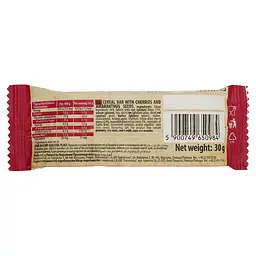 Злаковий батончик Bakalland Ba! Energy Bar Cherries & Amaranthus Seeds без цукру 30 г - мініатюра 2