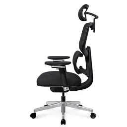 Офісне крісло Mealux D2 Air Fabric Black (HF-D2 F/B) - мініатюра 4