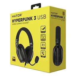 Навушники Hator Hyреrpunk 3 Hi-Res USB 7.1 Black (ESH10) - мініатюра 6