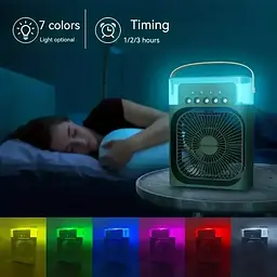 Кондиціонер настільний вентилятор із зволожувачем повітря Fanmini 3 в1 - мініатюра 5