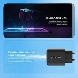 Зарядний пристрій Proove Pocket GaN 25W (Type-C) white (WCPG25010202) - мініатюра 6
