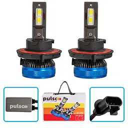 LED лампи для авто Pulso H13 LED-chips 3570 CSP 9-30V 2*65W 13000Lm 6000k