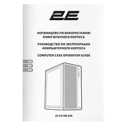 Корпус 2E GAMING Credo Plus V510B ARGB без БП Black (2E-V510B) - мініатюра 9