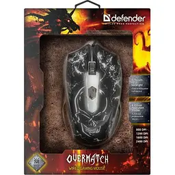 Комп'ютерна мишка Defender Overmatch GM-069 USB Black (52069) - мініатюра 4
