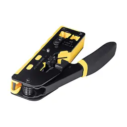 Кримпер E-NET CT-02/6P+8P Інструмент для обтискання конекторів RJ45 прохідного типу (74-00117)