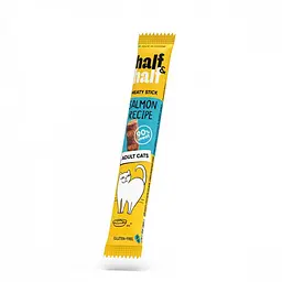 Ласощі для кішок Half&Half м'ясна паличка з лососем 5 г (арт.31908)