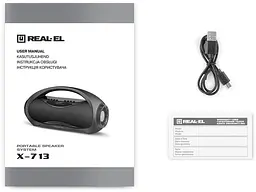 Портативна акустика REAL-EL X-713 Black (EL121600014) - мініатюра 11