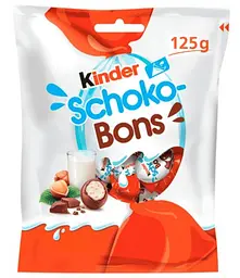 Шоколадні цукерки Kinder Schoko-Bons 125г