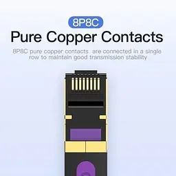 Патч-корд 5м, FTP cat 7 RJ-45 black Vention (ICABJ) - мініатюра 3