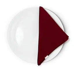 Набір серветок Cosas Ruby 2 шт. 30х30 см бордо (Set-2Serviette_RanforsBordo_30) - мініатюра 5
