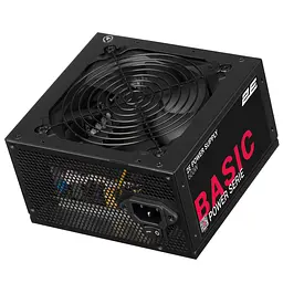2E Блок живлення Basic Power (600W), 80%, 120мм, 1xMB 24pin(20+4), 1xCPU 8pin(4+4), 3xMolex, 4xSATA, 2xPCIe 8pin(6+2) - мініатюра 3