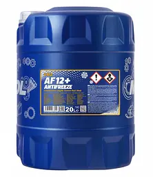 Антифриз MANNOL AF12+ Concentrated Longlife Antifreeze концентрат -80°C червоний 20л 4112