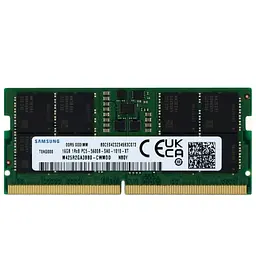 Модуль пам'яті Samsung DDR5 16GB SoDIMM 5600MHz (M425R2GA3BB0-CWM0D) Б/в