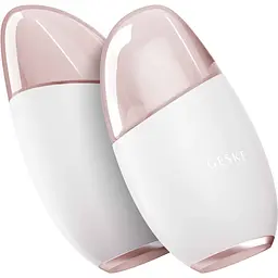 Масажер для очей та обличчя GESKE Cool & Warm Eye and Face Massager 7 в 1 пудровий - мініатюра 3