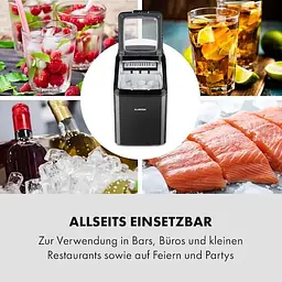 Льодогенератор Klarstein Partytime Klareis 15 кг/24 год чорний (10035295) - мініатюра 7