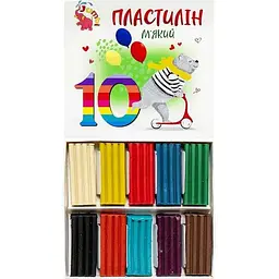 Пластилiн JUMBI 10кол. КТ 230603