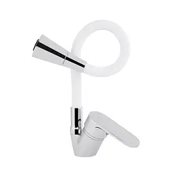 Змішувач для кухні Lidz Tani 008F3 з гнучким виливом (k40) LDTAN008F3WCR37037 White / Chrome - мініатюра 3