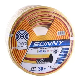 Шланг для поливу Evci Plastik SUNNY 3-шаровий Ø 1/2" 30 м Жовтий 30412