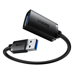 Кабель-подовжувач Baseus AirJoy Series USB3.0 Extension Cable 1m B00631103111-00 Black - мініатюра 5
