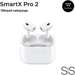 Бездротові навушники Smart X Pro 2 Premium Bluetooth вакуумні білі (SAP2P) - мініатюра 2