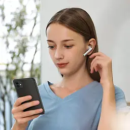 Навушники Bluetooth Baseus Encok True Wireles W05 (NGW05-01) - мініатюра 5