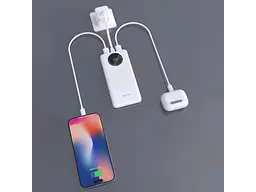 Зовнішній акумулятор (Power Bank) Dudao 10000mAh K12 22,5W PD,QC 2xUSB-A,USB-C In/Out White (6976625333875) - мініатюра 4