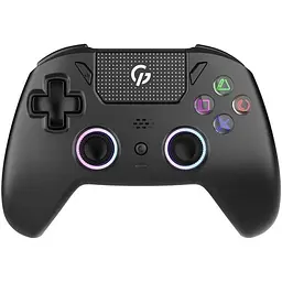 Геймпад GamePro GPS13B чорний бездротовий bluetooth/Type-C для ПК/PS3/PS4/Switch/Android/iOS 14 кнопок