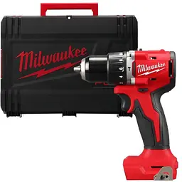 Дриль-шуруповерт акумуляторна безщіткова ударна MILWAUKEE, M18 BLPDRC-0X, 60.5Нм (каркас, HDкейс)
