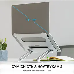 Підставка для ноутбука OfficePro LS610 Silver [144410] - мініатюра 16
