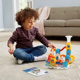Конструктор лабіринт VTech Marble Rush Discovery XS100 кульковий трек 30 деталей 3 кульки STEM-конструктор від 4 років (SKU-326) - мініатюра 10