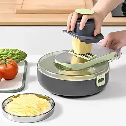 Овочерізка з контейнером Vegetable Cutter 9 в 1 - мініатюра 3
