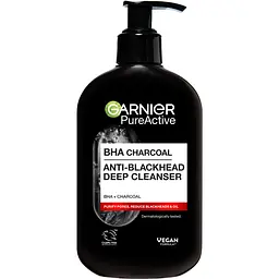 Очищувальний гель для обличчя Garnier Skin Naturals Pure Active проти прищів та чорних цяток 200 мл