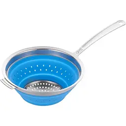 Друшляк Gipfel Stahlberg з ручкою синій (2607-S)