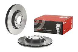 Диск гальмівний вентильований Citroen Berlingo III, C4 II 08-25р Brembo (09.C658.11) - мініатюра 2