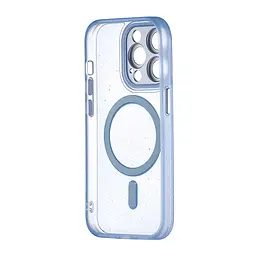 Чохол Splatter with MagSafe Protected Camera iPhone 14 Pro Light Blue - мініатюра 3