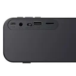 Портативна Bluetooth-колонка Mtool V6 зі стереозвуком і глибокими басами чорний - мініатюра 2