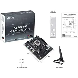 Материнська плата ASUS A620M-F GAMING WIFI (A620M-F GAMING WIFI) (Socket AM5, AMD A620, Micro-ATX) - мініатюра 7