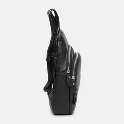 Чоловічий рюкзак шкіряний Keizer K11908bl-black - мініатюра 5
