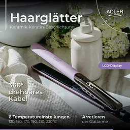 Випрямляч для волосся Adler AD 2329 - мініатюра 7