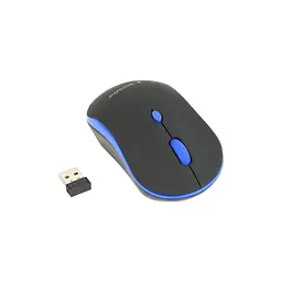Мишка Gembird MUSW-4B-03-B Black+Blue (MUSW-4B-03-B) - мініатюра 2
