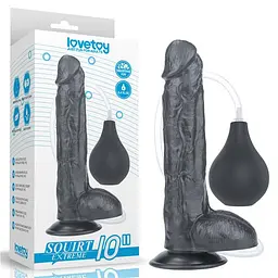 Фалоімітатор - Squirt Extreme Dildo 10" Black