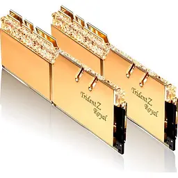 Модуль пам'яті DDR4 G.Skill Trident Z Royal 2x16GB 3600MHz [F4-3600C16D-32GTRGC] [105080] - мініатюра 2