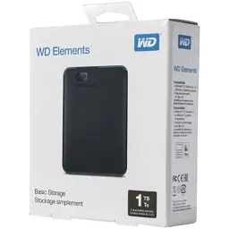 Зовнішній жорсткий диск 2.5" USB 1.0TB WD Elements Black (WDBUZG0010BBK-WESN) - мініатюра 8